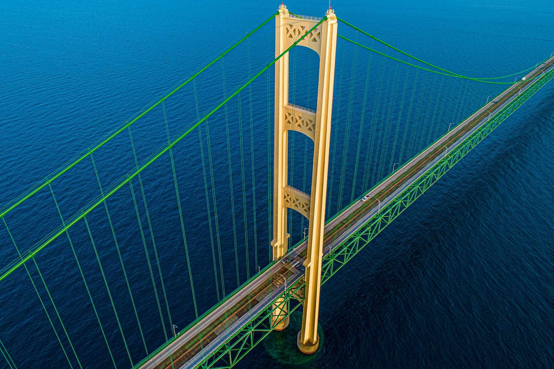 Mackinac Bridge Golden Hour 7